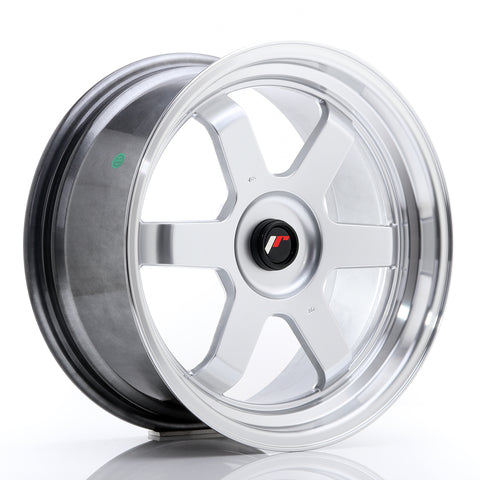 JR Wheels JR12 17x8 ET35 BLANK Hyper Silver con borde mecanizado