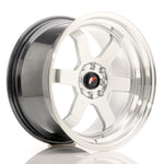 JR Wheels JR12 17x9 ET25 4x100/114 Hyper Silver con borde mecanizado