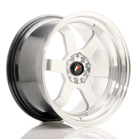 JR Wheels JR12 17x9 ET25 5x100/114 Hyper Silver con borde mecanizado