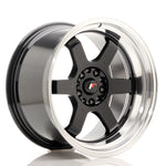 JR Wheels JR12 18x10 ET0 5x114/120 Gloss Black w/Machined Lip