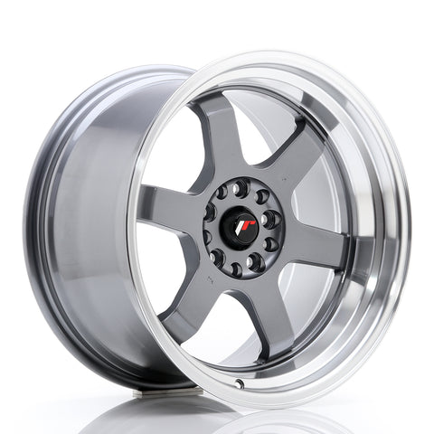 JR Wheels JR12 18x10 ET20 5x114/120 Gun Metal w/Machined Lip