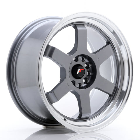 JR Wheels JR12 18x9 ET25 5x114/120 Gun Metal w/Machined Lip