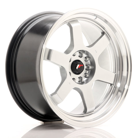 JR Wheels JR12 18x9 ET25 5x114/120 Hyper Silver con borde mecanizado