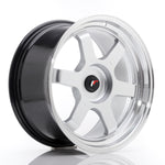 JR Wheels JR12 18x9 ET25-27 BLANK Hyper Silver w/Machined Lip