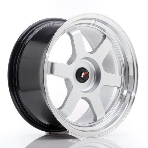 JR Wheels JR12 18x9 ET25-27 BLANK Hyper Silver con borde mecanizado