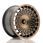 JR Wheels JR14 15x8 ET20-25 BLANK Matt Black w/Bronze Finish