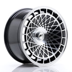 JR Wheels JR14 17x8.5 ET15 BLANK Gloss Black w/Machined Face