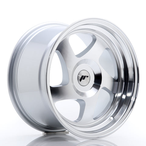 JR Wheels JR15 16x9 ET20 BLANK Cara mecanizada plateada