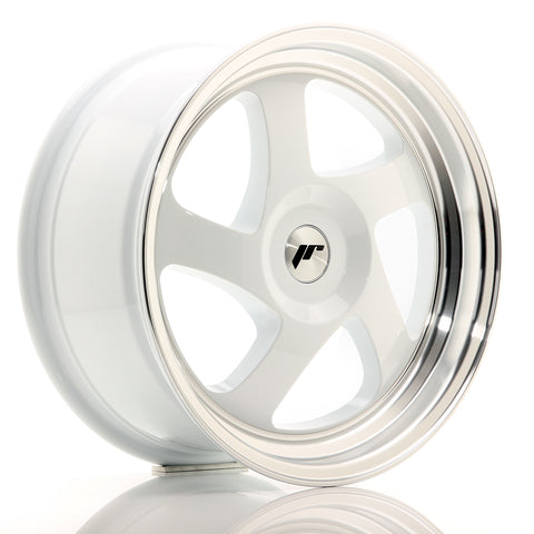 JR Wheels JR15 17x8 ET35 BLANK Blanco con borde mecanizado