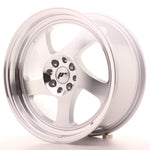 JR Wheels JR15 17x8 ET25 4x100/108 Silver Machined Face