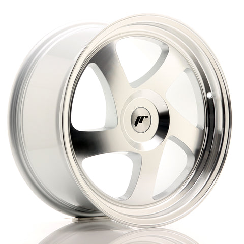 JR Wheels JR15 18x8.5 ET20-40 BLANK Cara mecanizada plateada