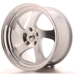 JR Wheels JR15 19x10 ET35 5x100 Silver Machined Face