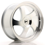 JR Wheels JR15 19x8.5 ET20-40 BLANK Cara mecanizada plateada