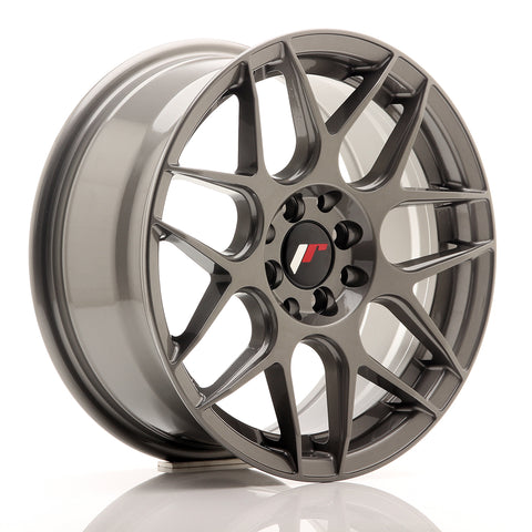 JR Wheels JR18 16x7 ET35 4x100/114.3 Gris metalizado