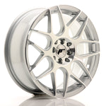 JR Wheels JR18 17x7 ET40 4x100/114 Silver Machined Face