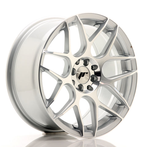 JR Wheels JR18 17x8 ET35 4x100/114 Cara Mecanizada Plata