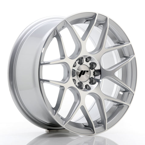 JR Wheels JR18 17x8 ET35 5x100/114 Cara Mecanizada Plata