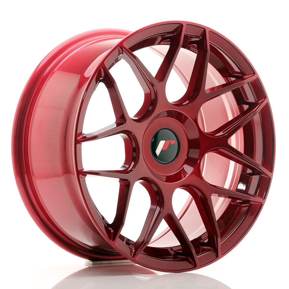 JR Wheels JR18 17x8 ET25-35 BLANK Platinum Red