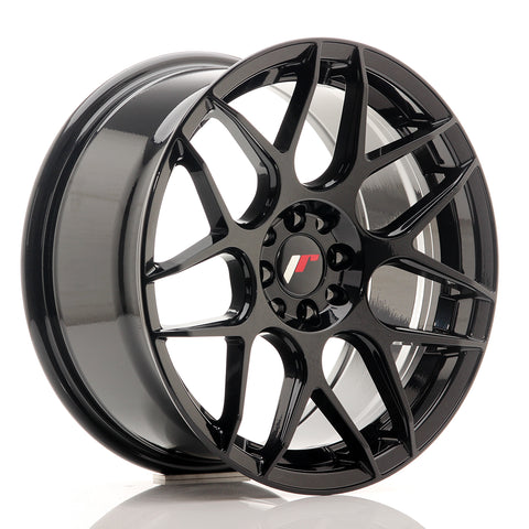 JR Wheels JR18 17x8 ET25 4x100/108 Negro Brillante