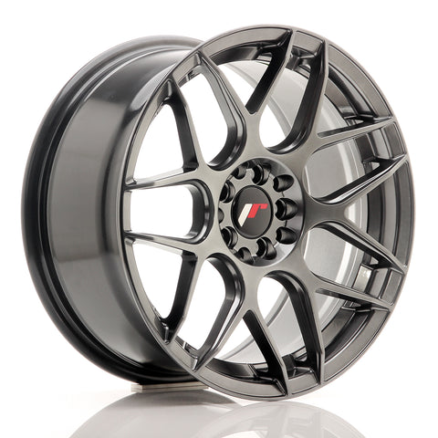 JR Wheels JR18 17x8 ET25 4x100/108 Hyper Negro