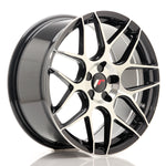 JR Wheels JR18 18x8,5 ET35-45 5H BLANK Gloss Black Machined Face