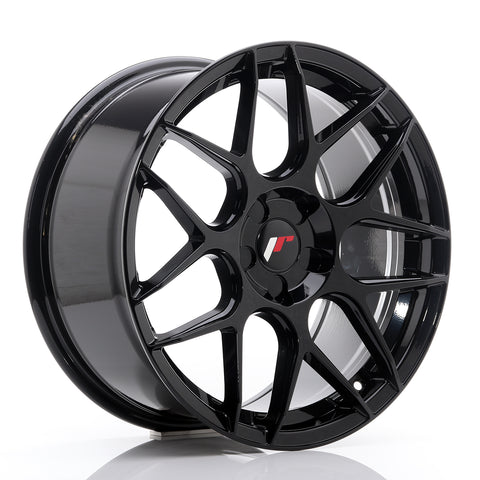 JR Wheels JR18 18x8.5 ET45 5H BLANK Negro Brillante