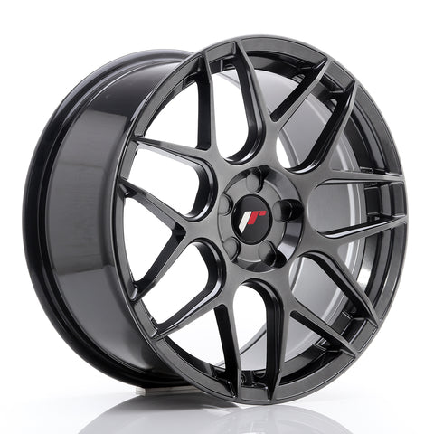 JR Wheels JR18 18x8.5 ET45 5H BLANK Hyper Black