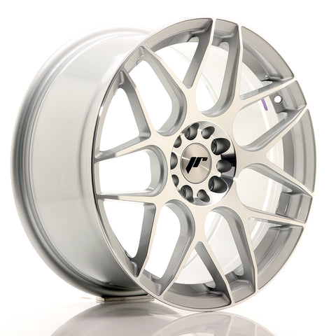 JR Wheels JR18 18x8.5 ET40 5x112/114 Cara Mecanizada Plata