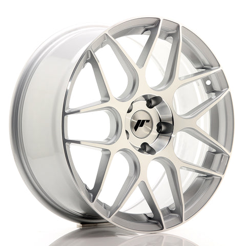 JR Wheels JR18 19x8.5 ET35 5x120 Cara mecanizada plateada