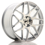 JR Wheels JR18 19x8.5 ET35 5x112 Cara mecanizada plateada