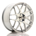 JR Wheels JR18 19x8,5 ET20-42 5H BLANK Silver Machined Face