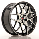 JR Wheels JR18 20x8.5 ET20-40 5H BLANK Cara mecanizada en negro brillante