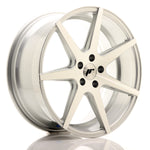 JR Wheels JR20 19x8.5 ET35 5x120 Cara mecanizada plateada