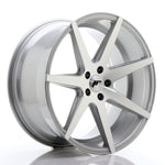 JR Wheels JR20 20x10 ET40 5x112 Cara mecanizada plateada