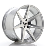 JR Wheels JR20 20x11 ET30 5x112 Cara mecanizada plateada