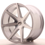 JR Wheels JR20 20x11 ET30 5H BLANK Cara mecanizada plateada