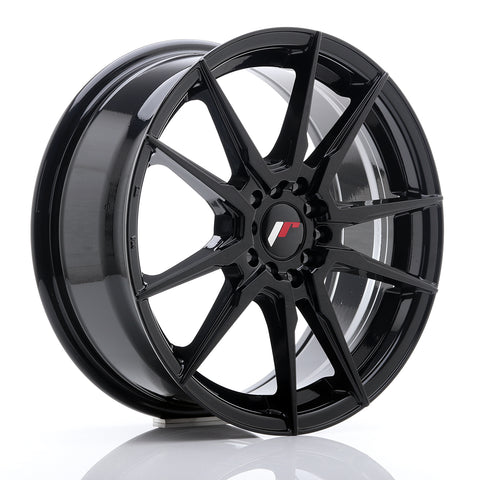 JR Wheels JR21 17x7 ET40 5x108/112 Negro Brillante