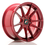 JR Wheels JR21 17x8 ET35 4x100/114 Rojo Platino