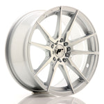 JR Wheels JR21 17x8 ET35 5x110/120 Silver Machined Face