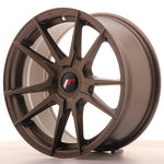 JR Wheels JR21 17x8 ET35 BLANK Matt Bronze