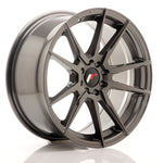 JR Wheels JR21 17x8 ET25 4x100/108 Hyper Gray<br/>