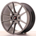 JR Wheels JR21 18x8.5 ET20-30 5H BLANCO Hyper Negro