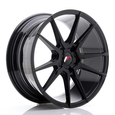 JR Wheels JR21 18x8.5 ET40 5H BLANK Negro Brillo