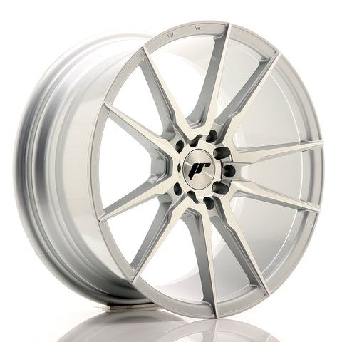 JR Wheels JR21 18x8.5 ET35 5x100/120 Cara Mecanizada Plata