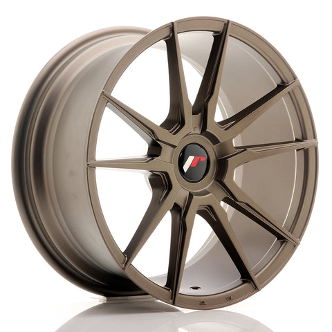 JR Wheels JR21 18x8.5 ET20-40 Blank Bronce Mate