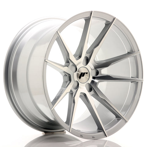 JR Wheels JR21 19x11 ET15-30 5H BLANK Cara mecanizada plateada