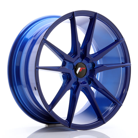 JR Wheels JR21 19x8.5 ET20-43 5H BLANK Azul Platino