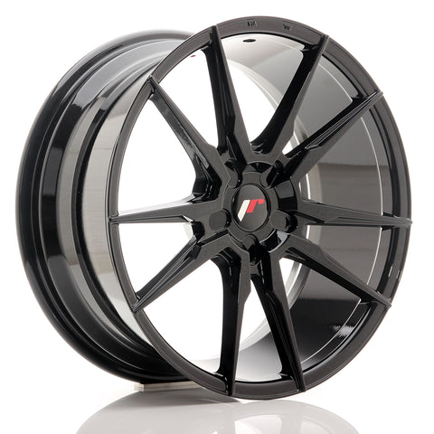 JR Wheels JR21 19x8.5 ET20-43 5H BLANK Negro brillante