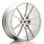 JR Wheels JR21 20x8.5 ET40 5x112 Cara mecanizada plateada