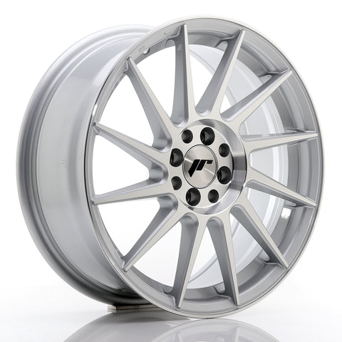 JR Wheels JR22 17x7 ET35 5x100/114 Cara Mecanizada Plata